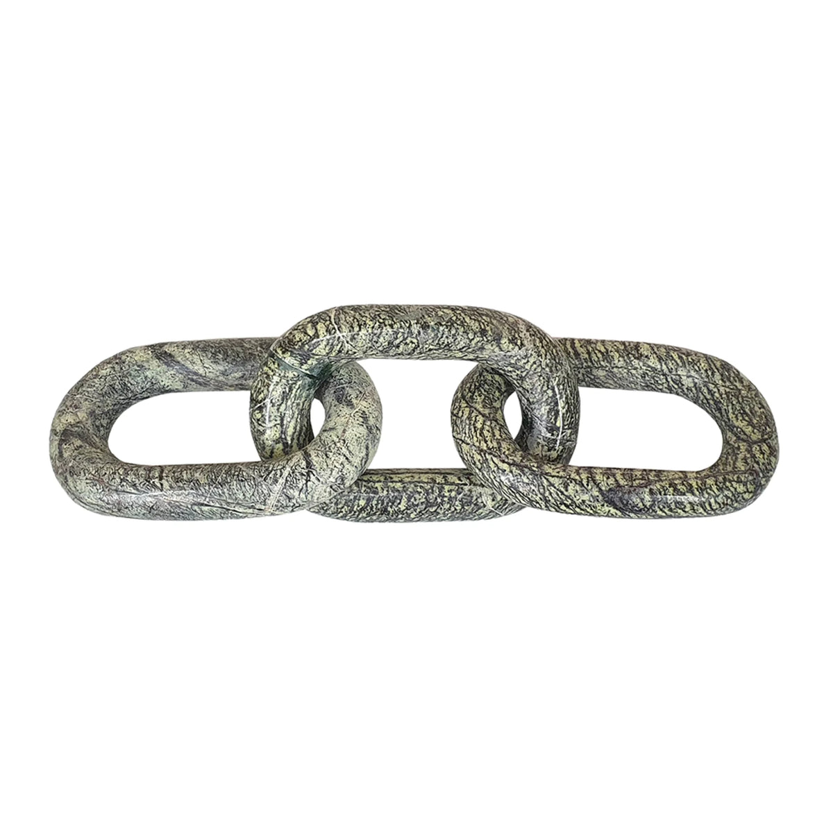 Green Marble Chain Tabletop Accent N66227