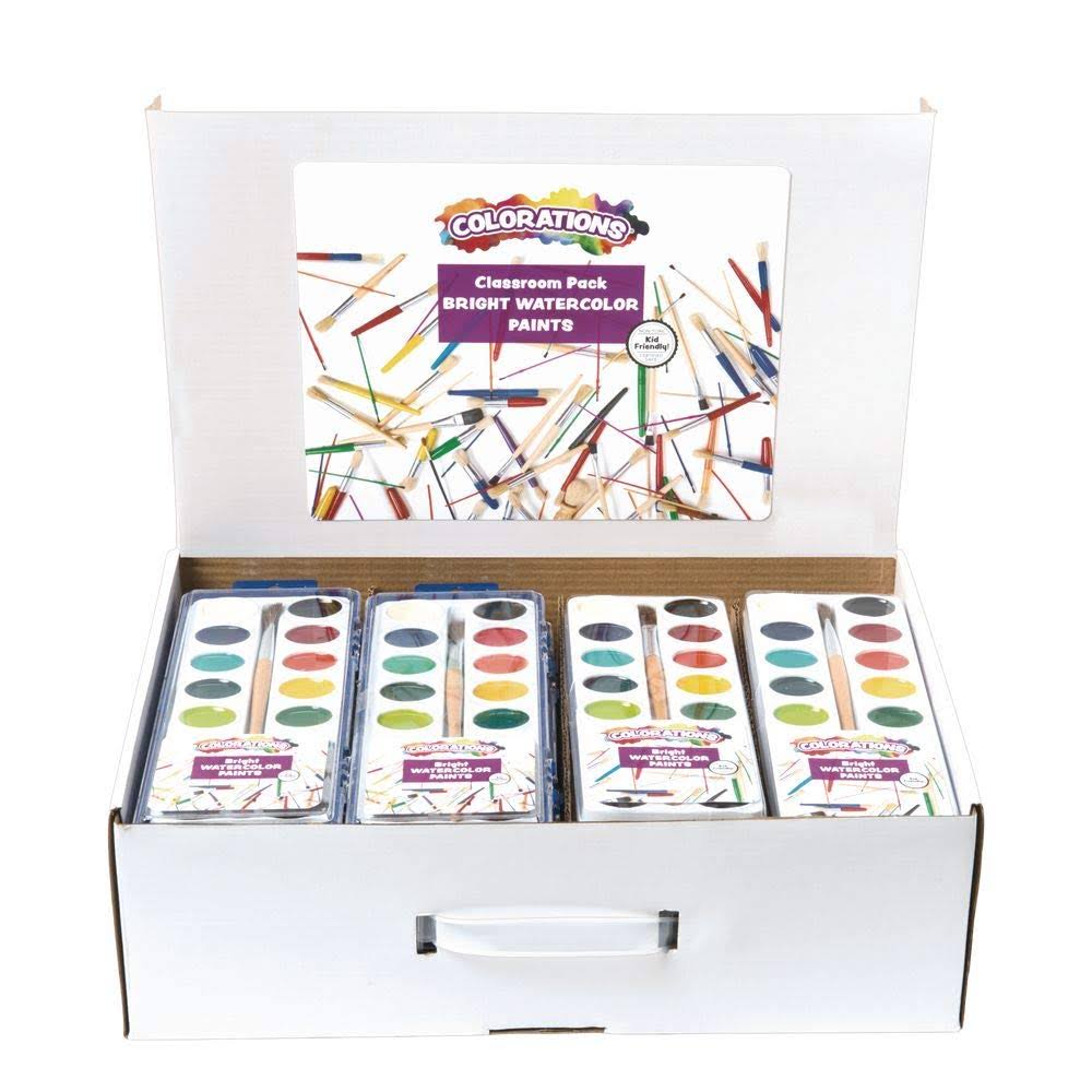 16 Color Watercolor Classroom Pack Set of 40 G49021
