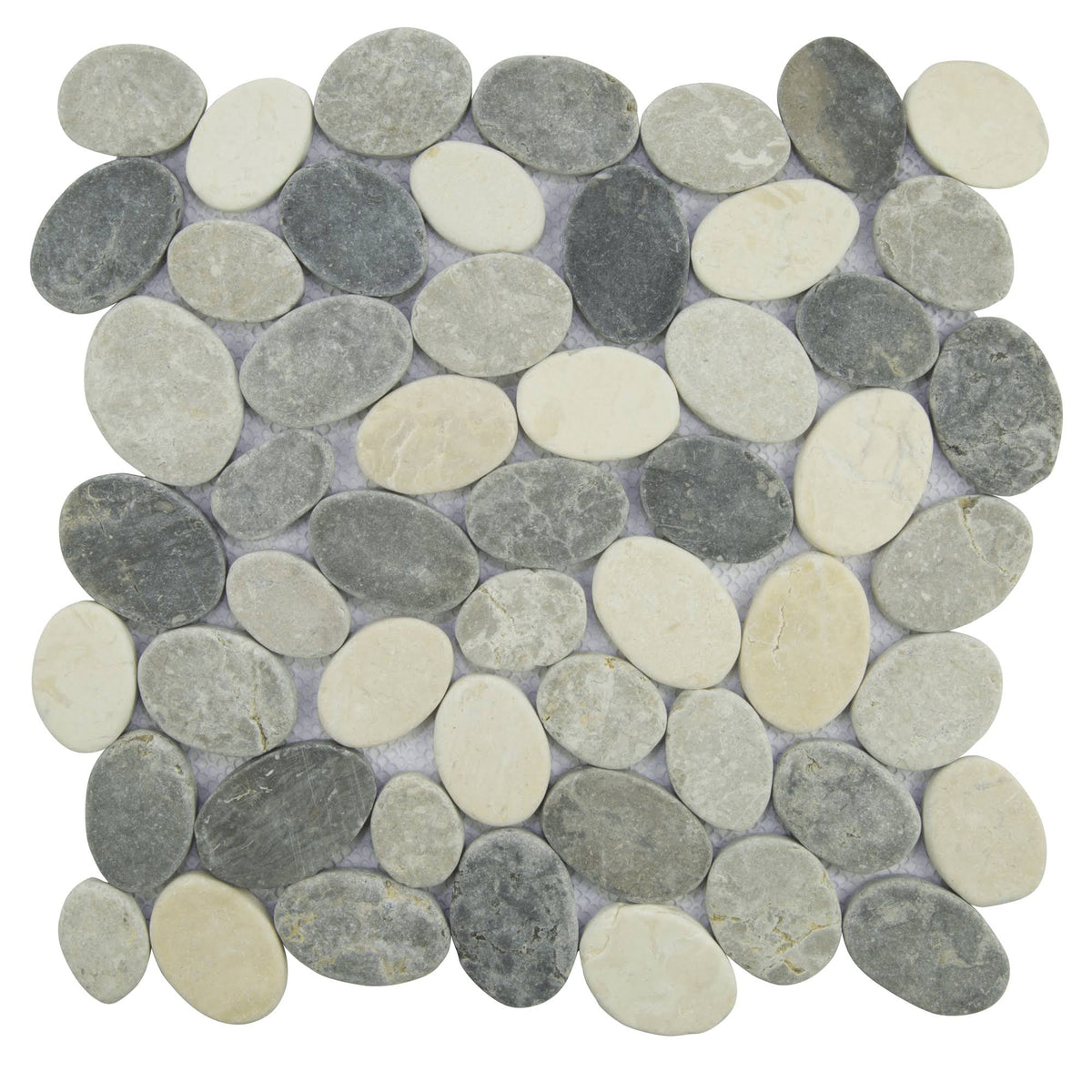 White Marble Mosaic Tile D6626
