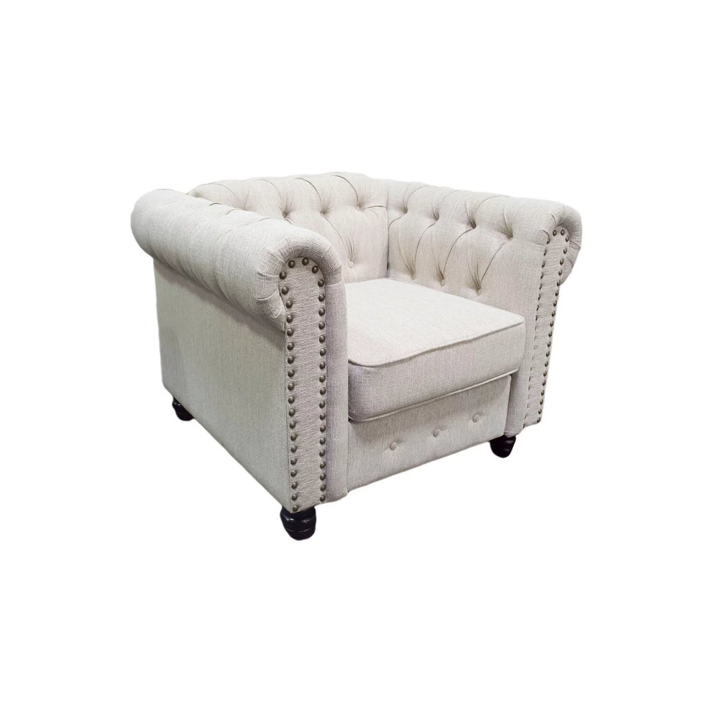 Beige Upholstered Chair J761570