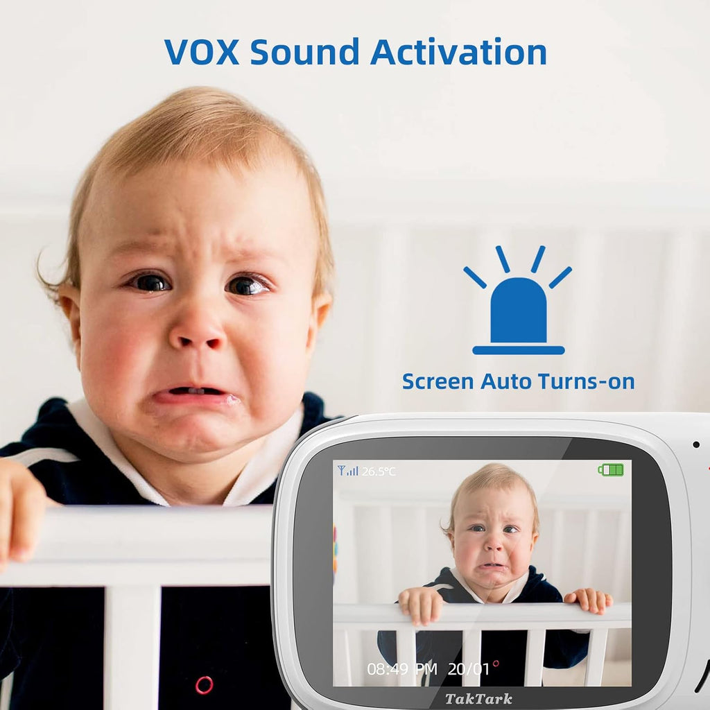 3.2 Baby Monitor with Camera and Audio No WiFi D848