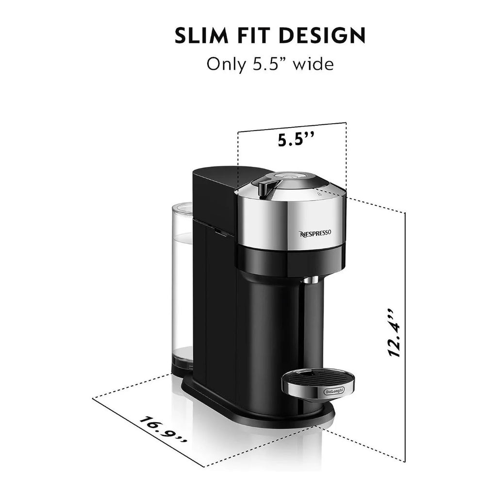 Compact Coffee and Espresso Machine with Milk Frother R1652