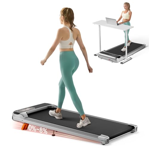 Under Desk Treadmill with Incline 2.5HP Portable Walking Treadmill T559