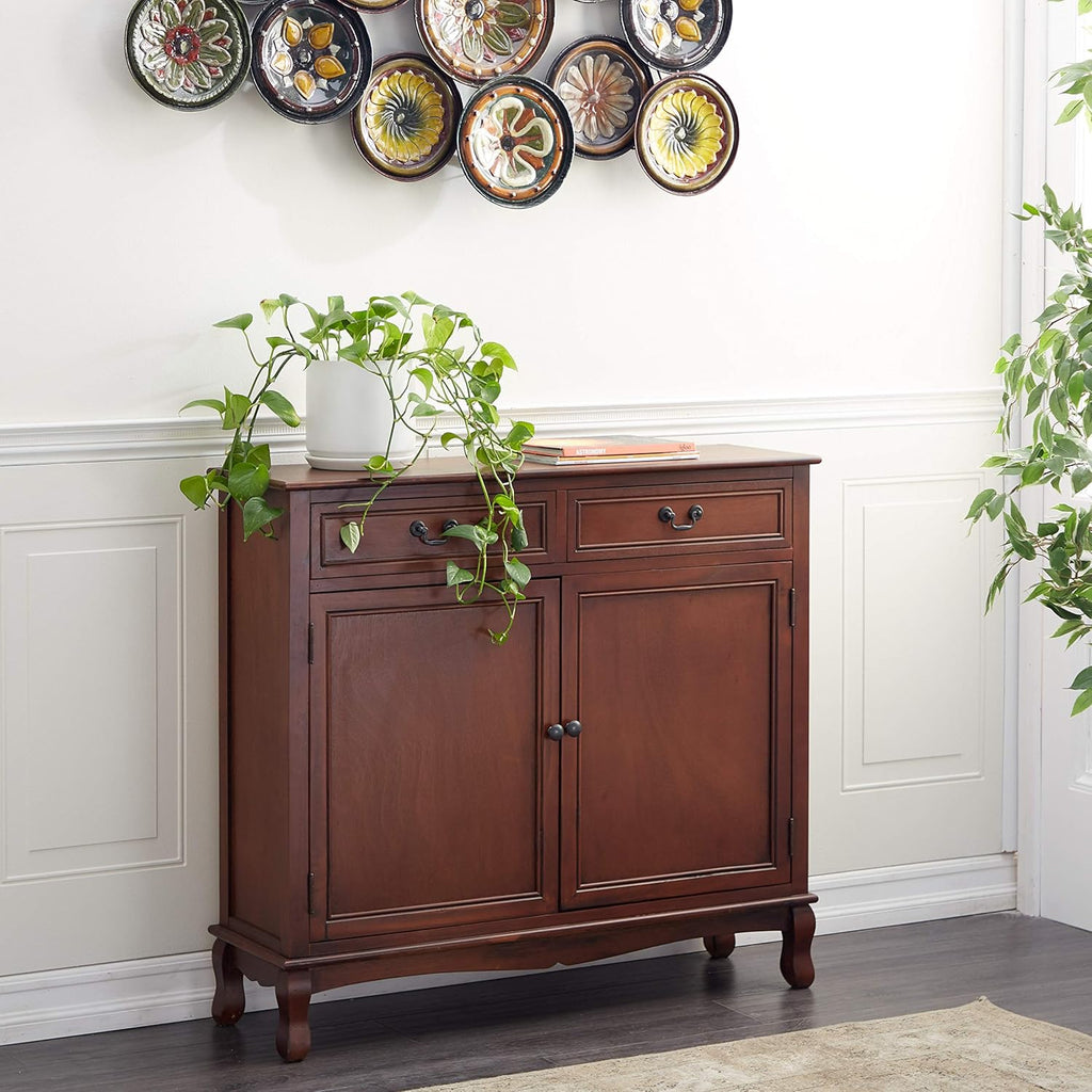 White Wood Cabinet R49426