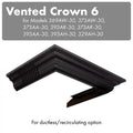 Vented Crown Molding for Wall Mount Range Hood V643753