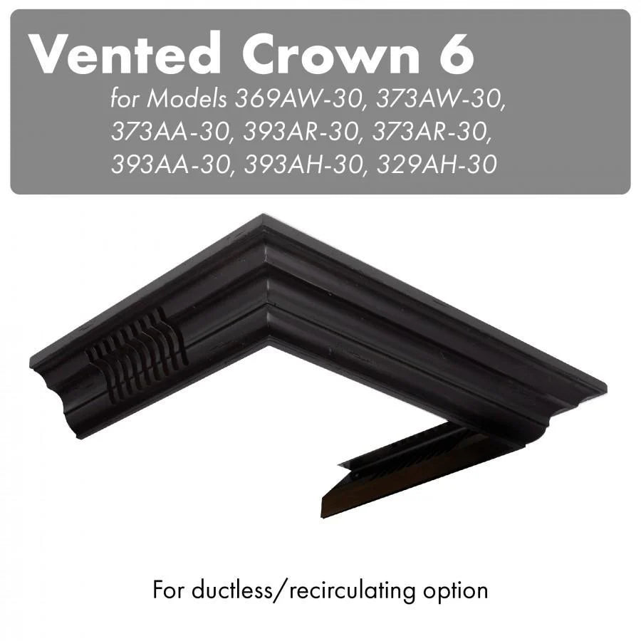 Vented Crown Molding for Wall Mount Range Hood V643753