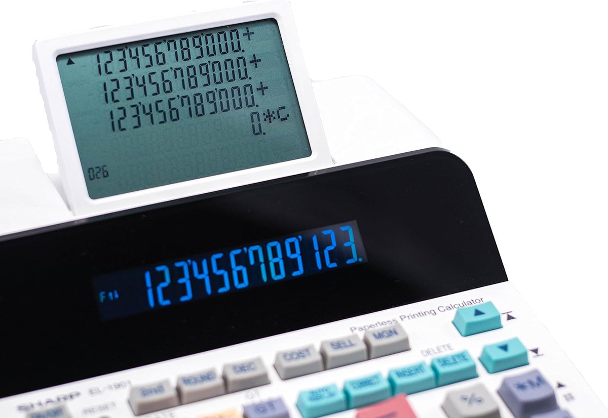12-Digit LCD Paperless Printing Calculator M204