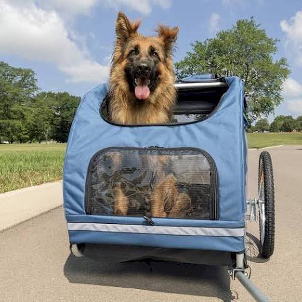 Large Aluminum Cat & Dog Bicycle Trailer I467