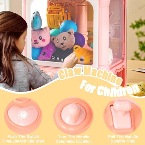 Mini Candy Vending Grabber Machine (Pink) E7259