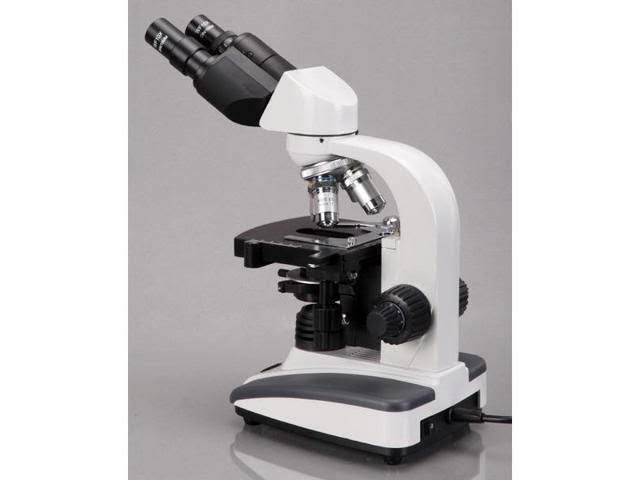LED Binocular Biological Compound Microscope 40X-1600X U808637