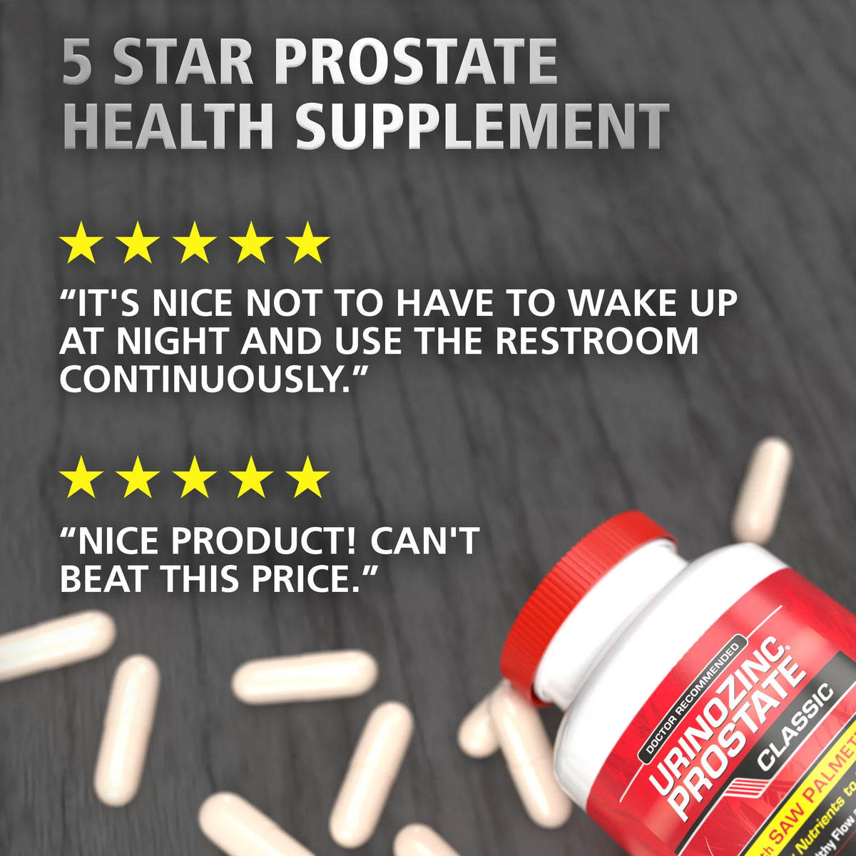 60 Ct Saw Palmetto Prostate Supplement V399023