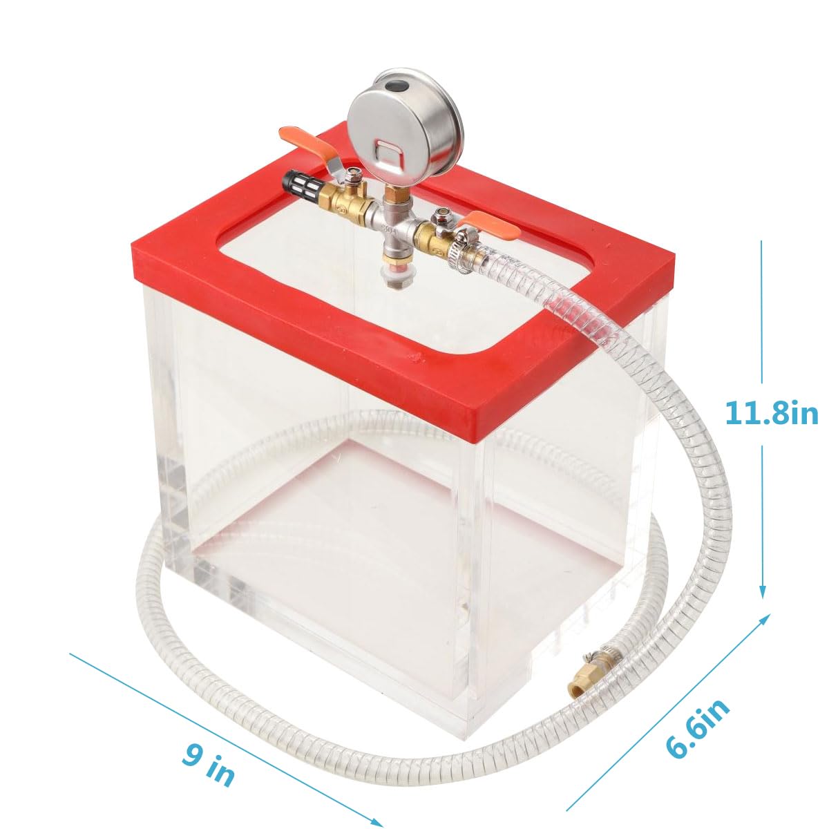 2 Gallon Clear Acrylic Vacuum Chamber L45660