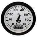 White 4x22 Tachometer with Systemcheck Indicator O410