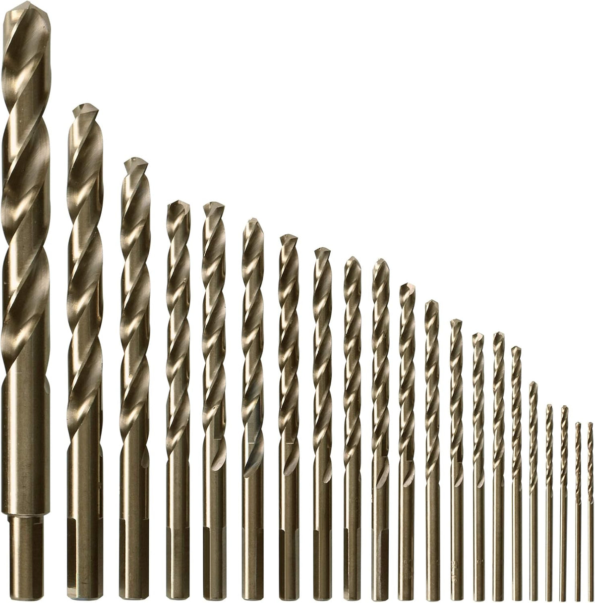 21 Pc Cobalt M42 Drill Bit Set V293