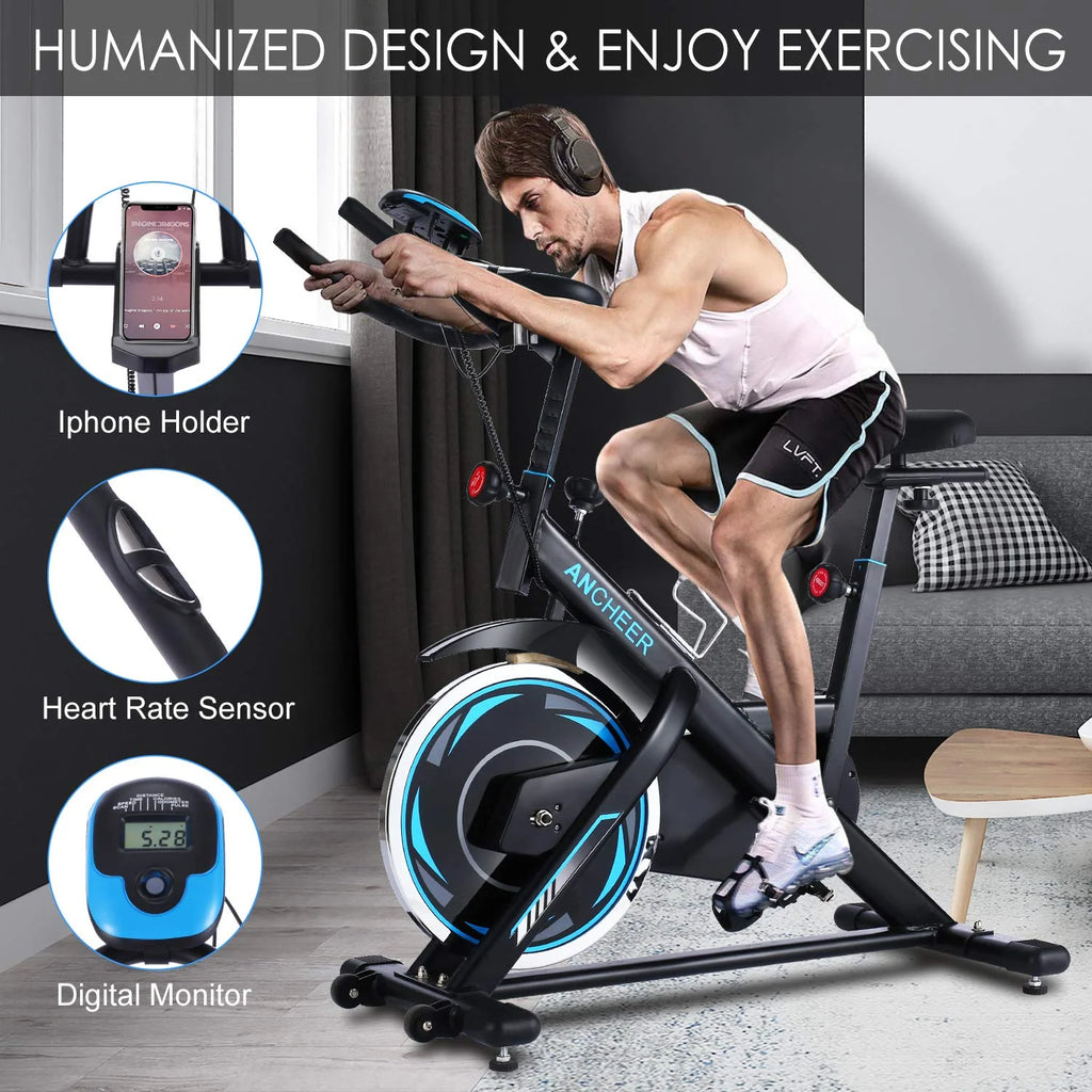 40 lbs Flywheel Stationary Exercise Bike S675