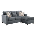 Charcoal Sofa Chaise H712