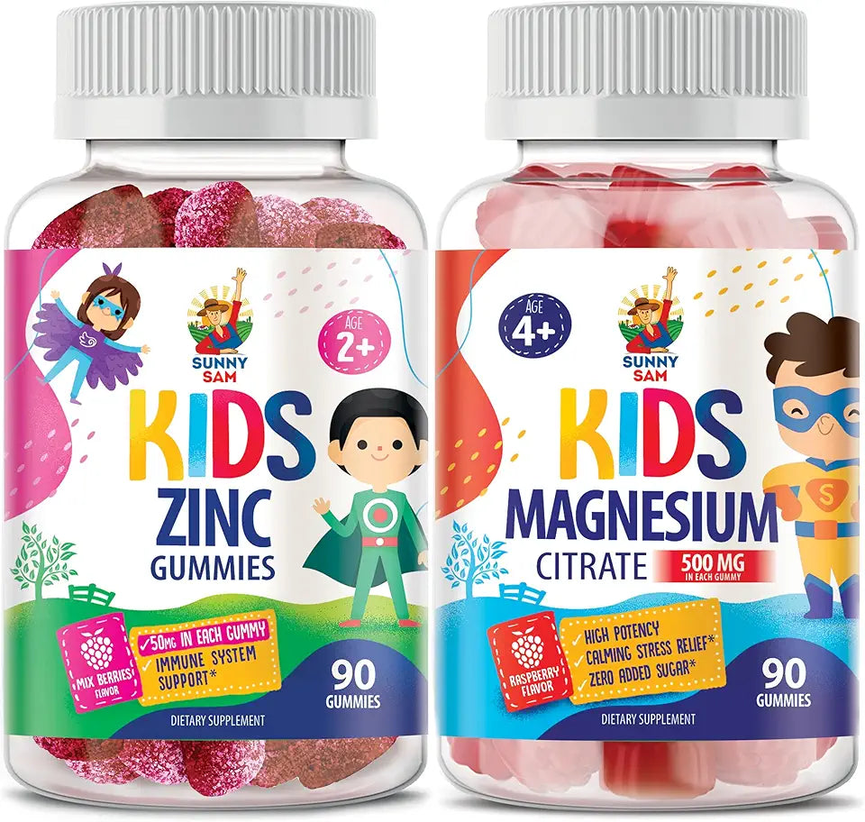 Magnesium & Zinc Gummies 500mg Supplement I837559
