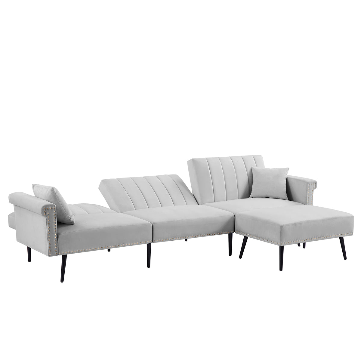 Grey Sectional Sofa Bed M9981