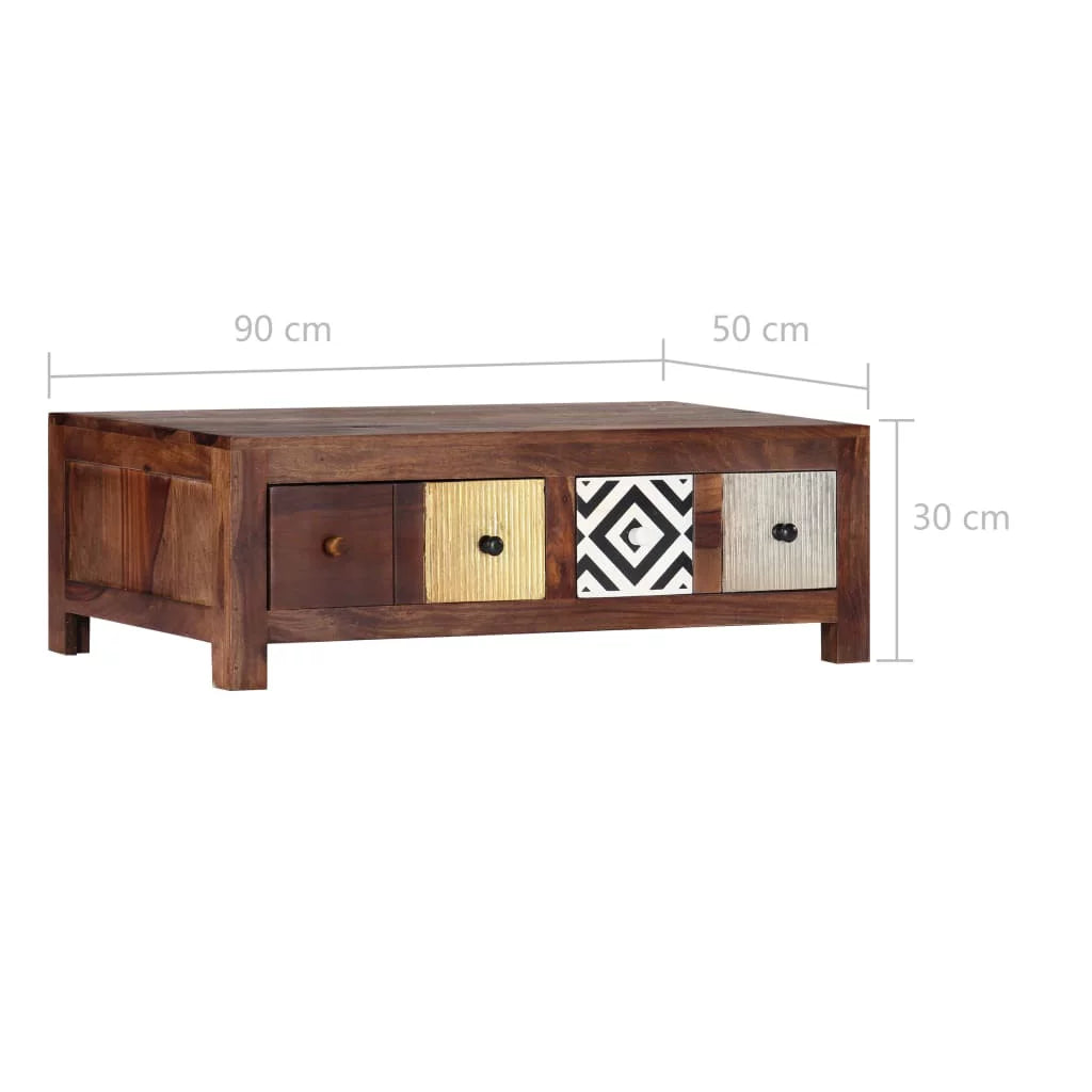 Solid Sheesham Wood Coffee Table E98039