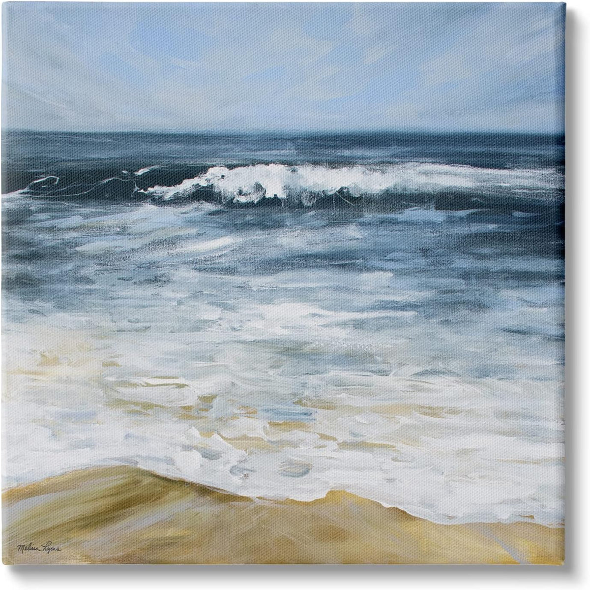 Blue Nautical Seascape Canvas Wall Art T617
