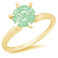 18k Yellow Gold Solitaire Ring E291