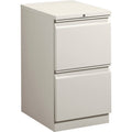 Mobile Pedestal File with Two File Drawers Light Gray U113165