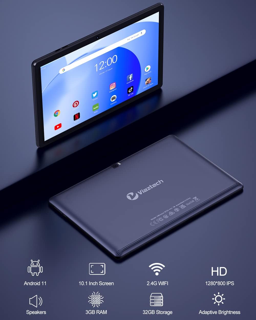 Android 11 Tablet 10 inch 3GB + 32GB IPS Touch Screen U54165
