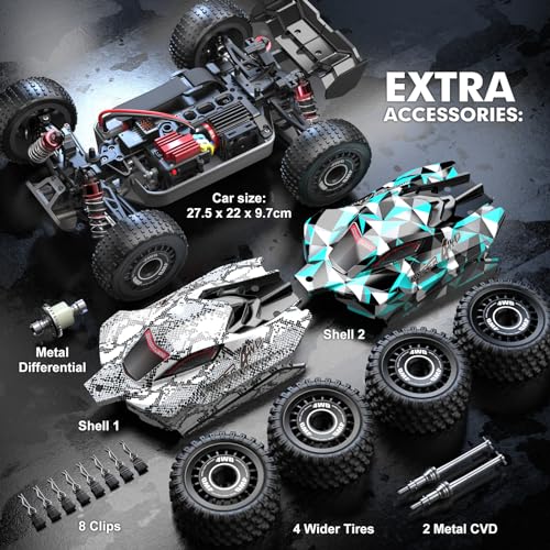 1/16 4WD Brushless RC Buggy with 2S 2000 mAh Battery I5922