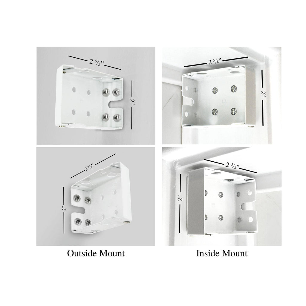 White Cordless Faux Wood Blind O746