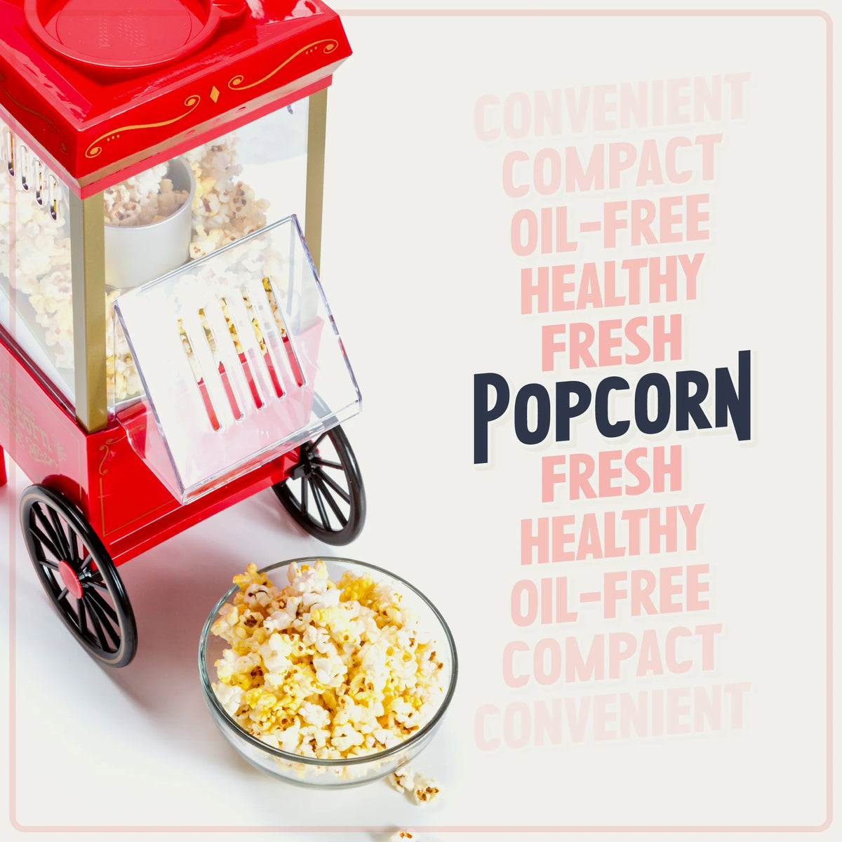12-Cup Hot Air Popcorn Maker X80024