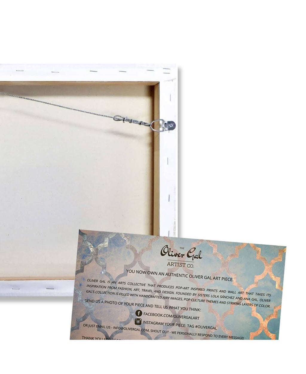 White Floral and Botanical Canvas K7226