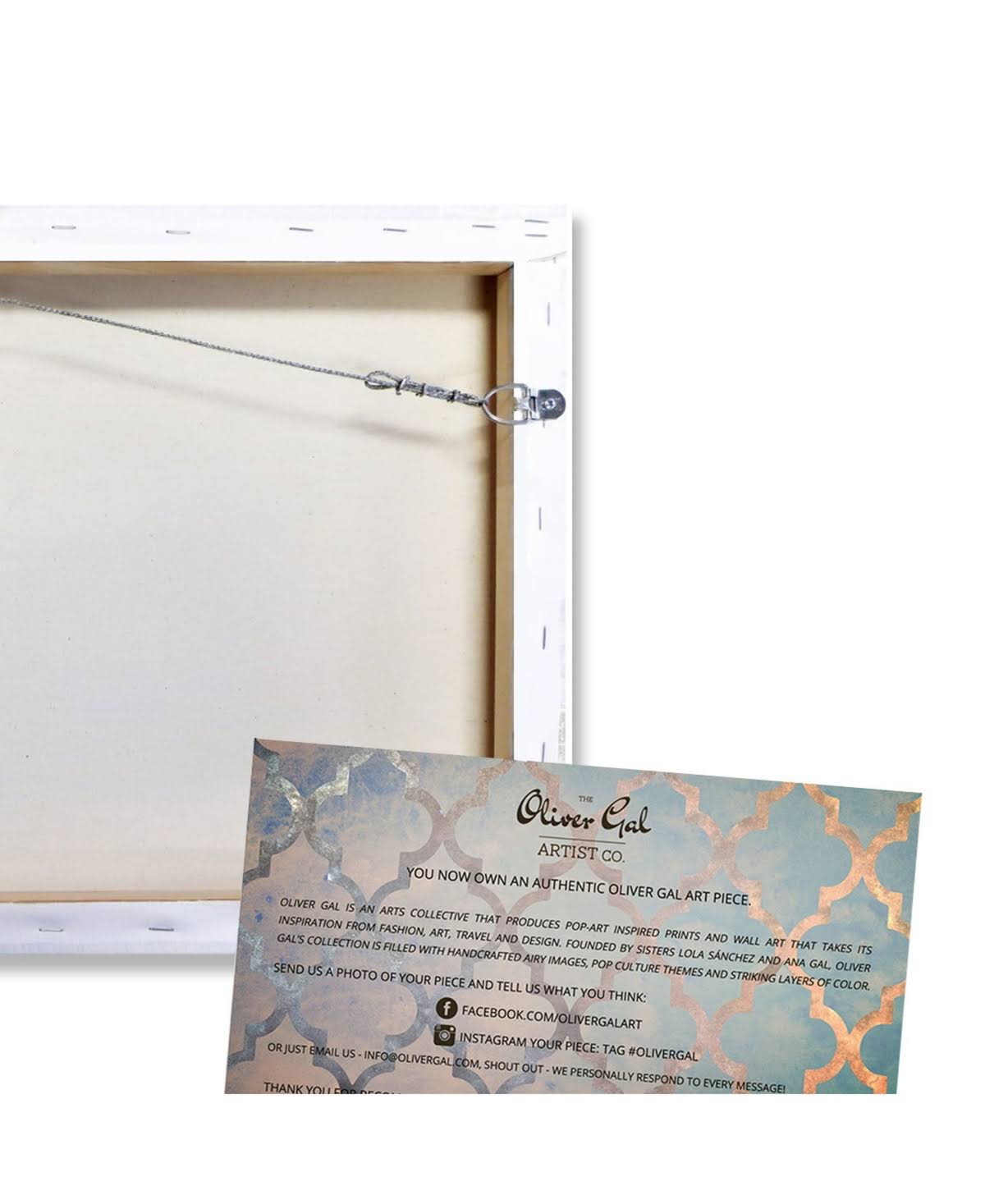 White Floral and Botanical Canvas K7226