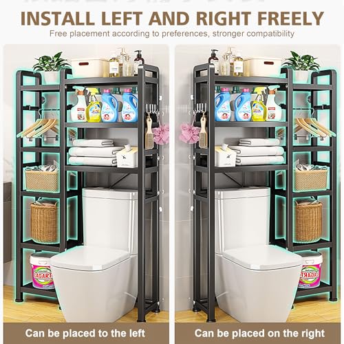 Over The Toilet Storage Cabinet with Toilet Paper Holder Stand U6183