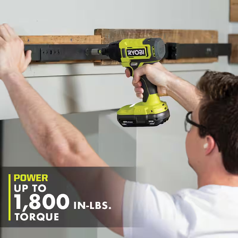 18V Cordless 4-Tool Combo Kit with Battery, Charger, and Rolling Tool Box B891414