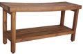 Teak Shower Bench with Shelf Q610