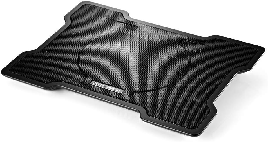 Laptop Cooling Pad with 200mm Blue LED Fan Pack of 2 L6189