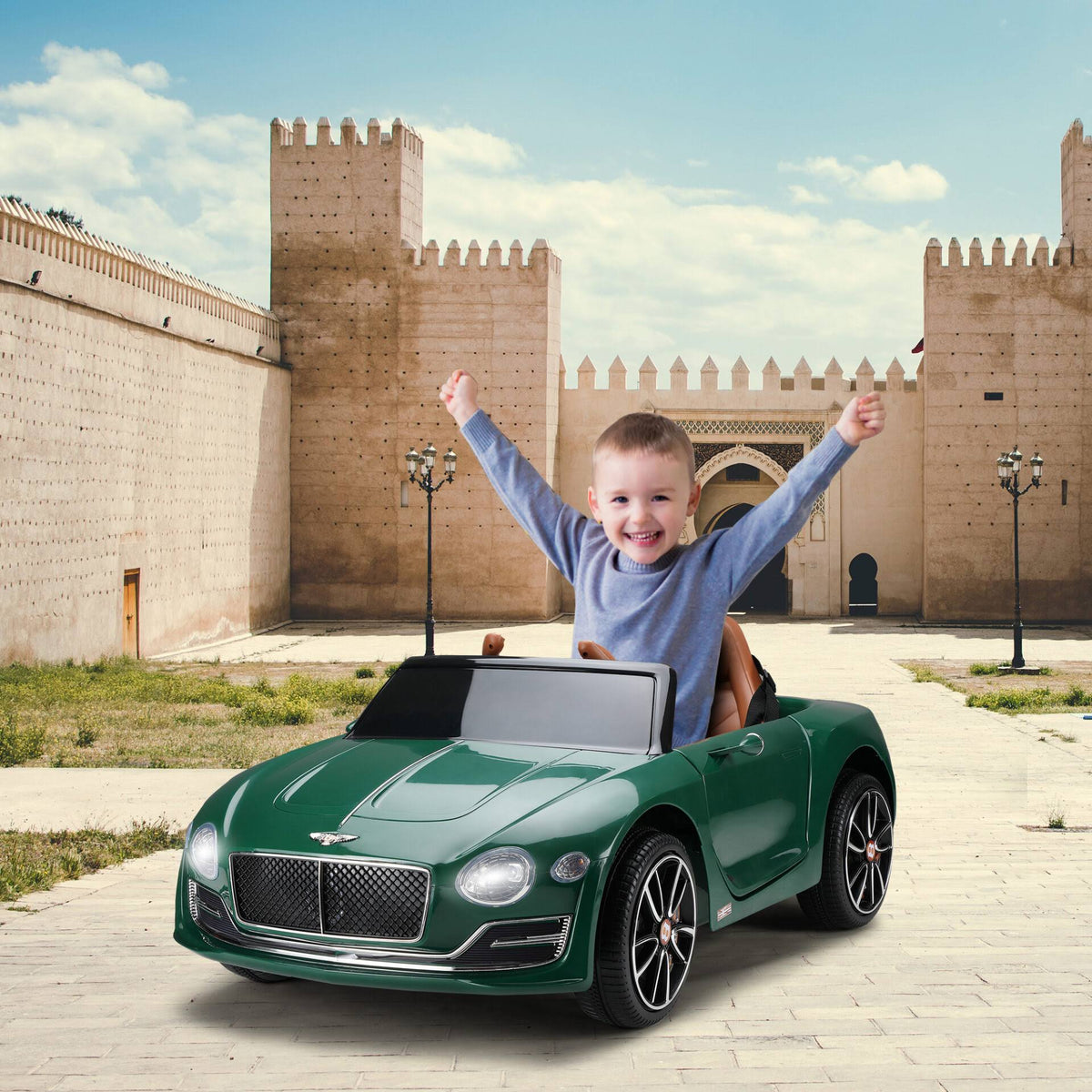 Green Ride on Car A30939