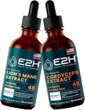 Lion's Mane & Cordyceps 2 Fl Oz Each 4 Fl Oz Total Q535