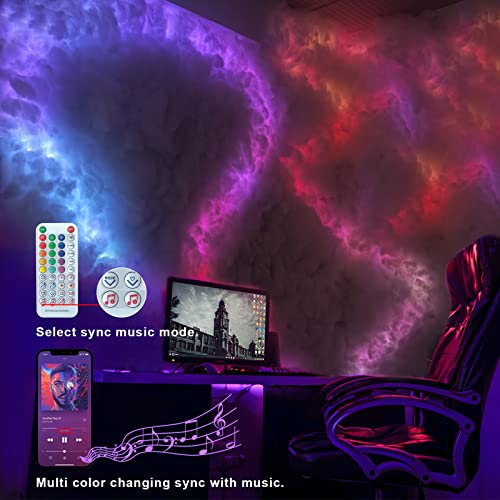 3D Cotton LED Cloud Night Light C42290