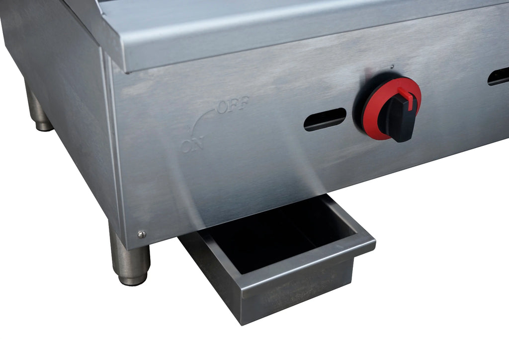 36" Commercial Stainless Steel Gas Griddle B883