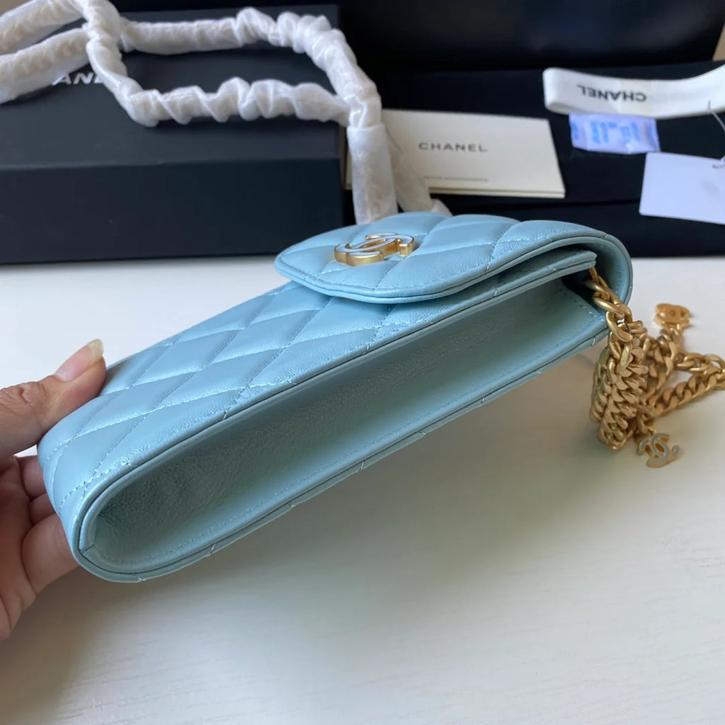Blue Phone Holder Bag Q2395