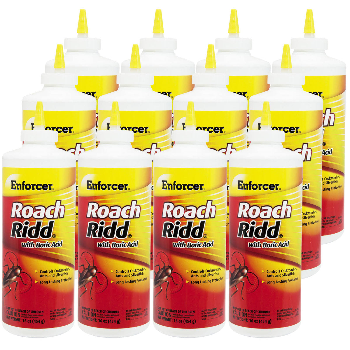 Boric Acid Roach Ridd 16 oz Case of 12 U1298
