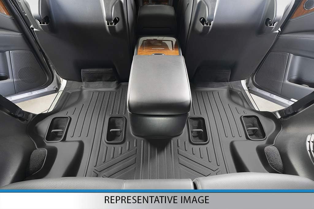 Black Cargo Liner Behind 2nd Row Floor Mats Y7540