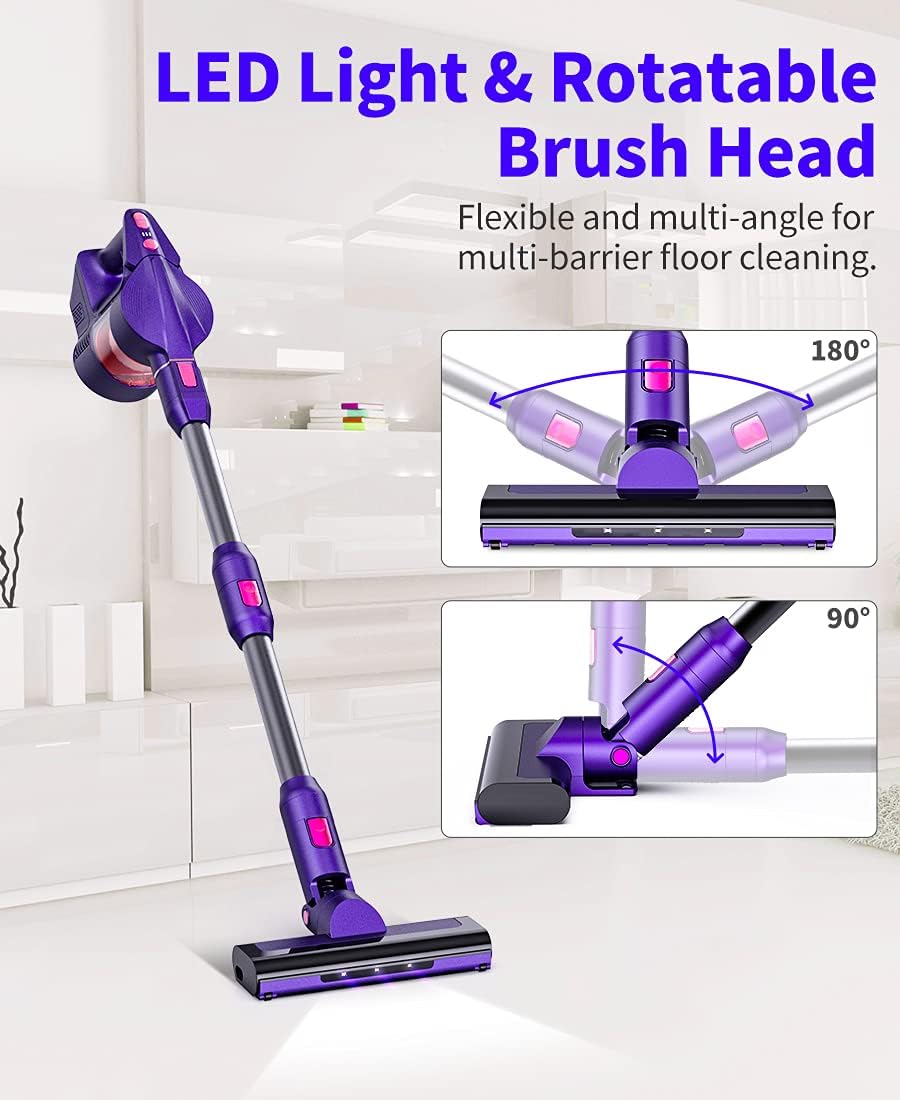 Purple Cordless Stick Vacuum Cleaner X35423