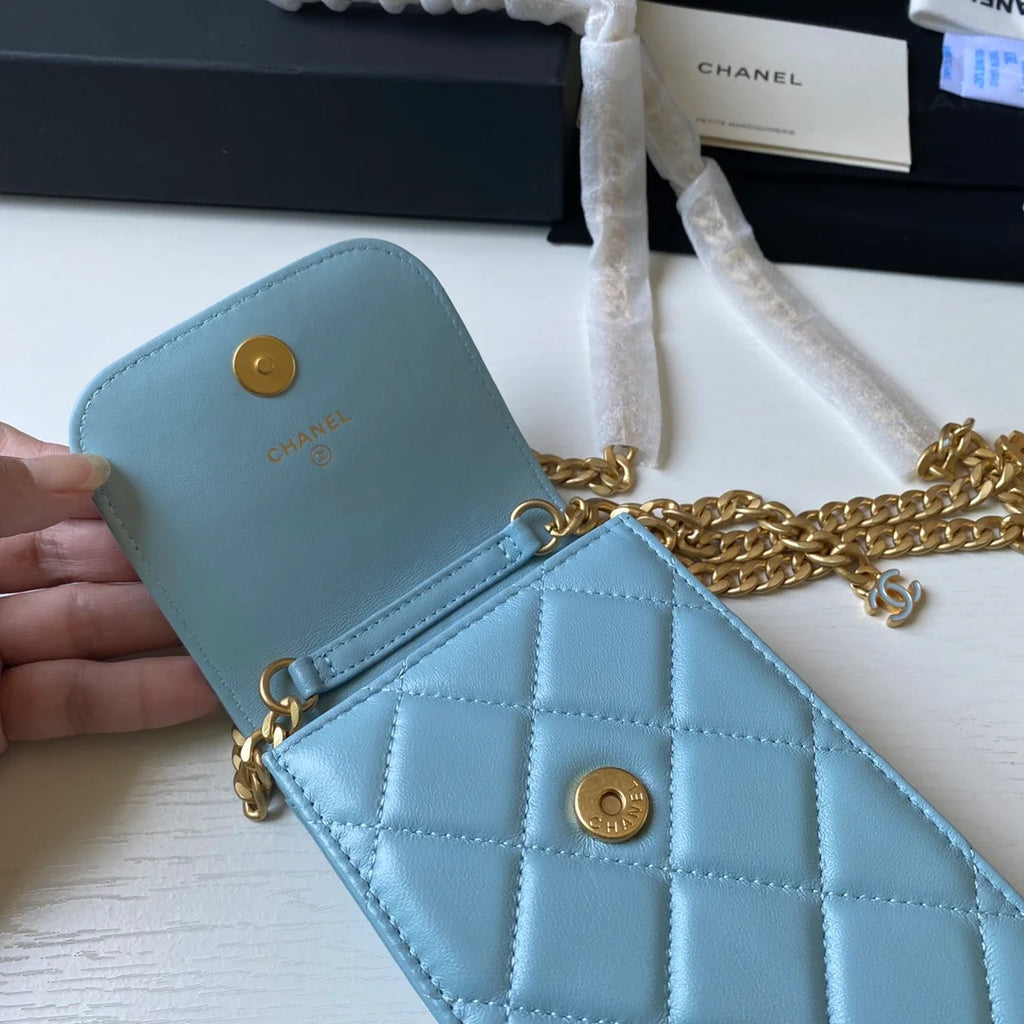 Blue Phone Holder Bag Q2395