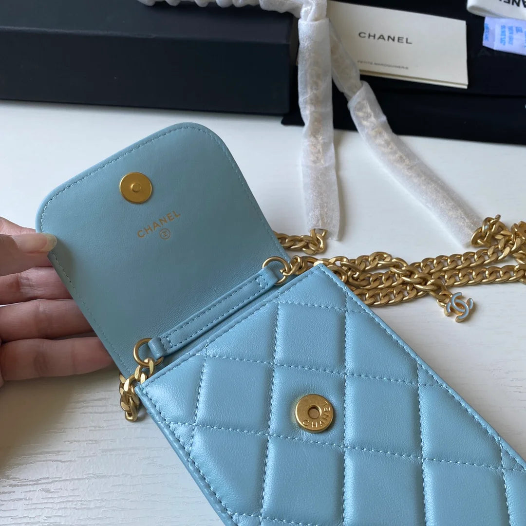Blue Phone Holder Bag Q2395