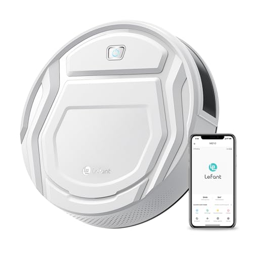 Robot Vacuum Cleaner, Strong Suction, 120 Mins Runtime, Slim, Low Noise, Self-Charging, Wi-Fi/App/Alexa Control G610190