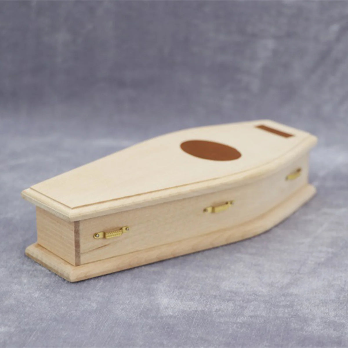 1/12 Scale Miniature Wooden Coffin DIY Decoration W665063