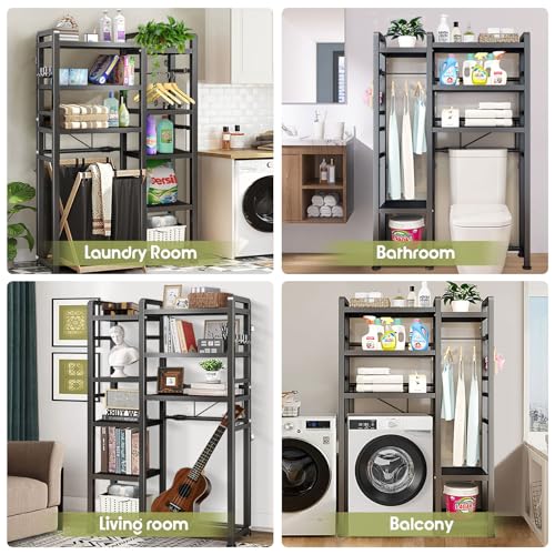 Over The Toilet Storage Cabinet with Toilet Paper Holder Stand U6183