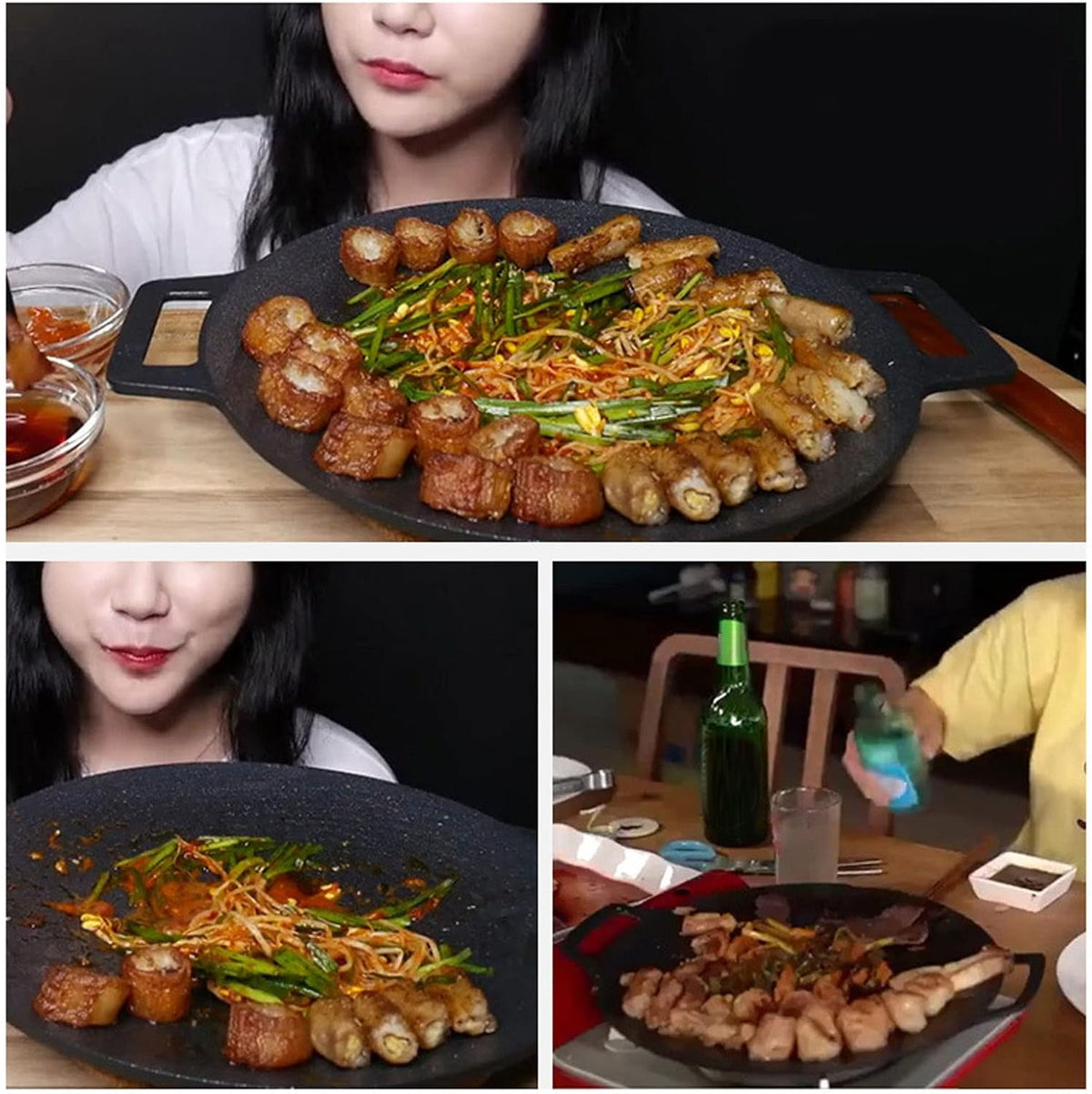 Non Stick Circular Korean Bbq Grill Pan (30cm) R4694